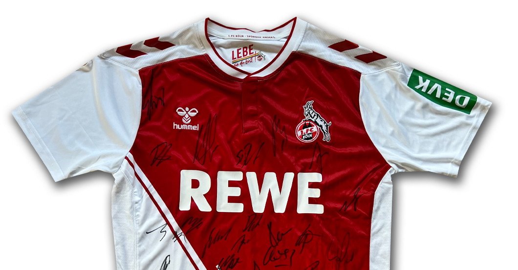  Trikot Köln signiert 