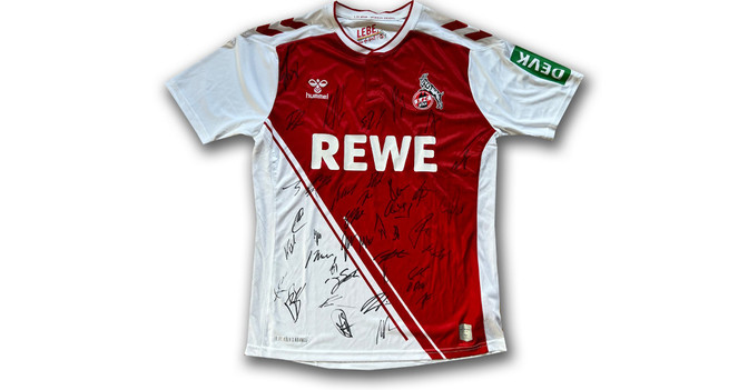 Trikot Köln signiert   Trikot Köln signiert