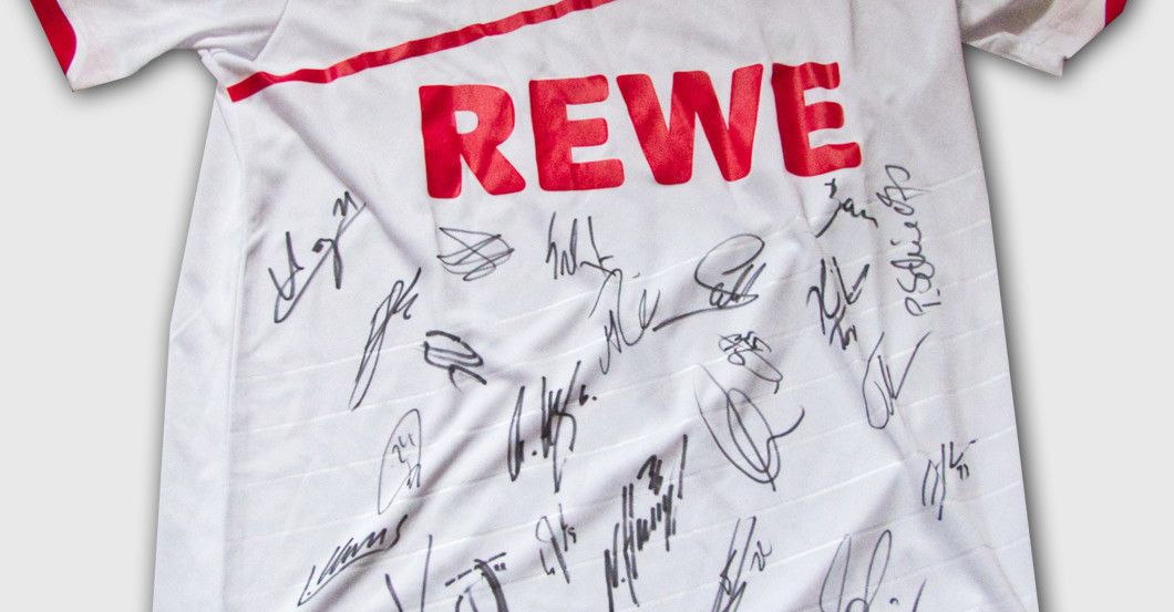 Trikot Köln teamsigniert   Trikot Köln teamsigniert