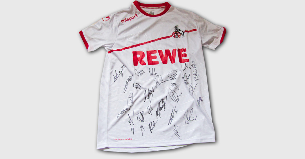 Trikot Köln teamsigniert   Trikot Köln teamsigniert