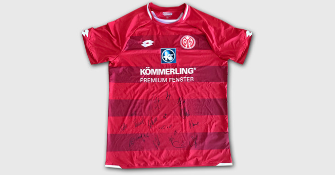Trikot Mainz 05 signiert   Trikot Mainz 05 signiert