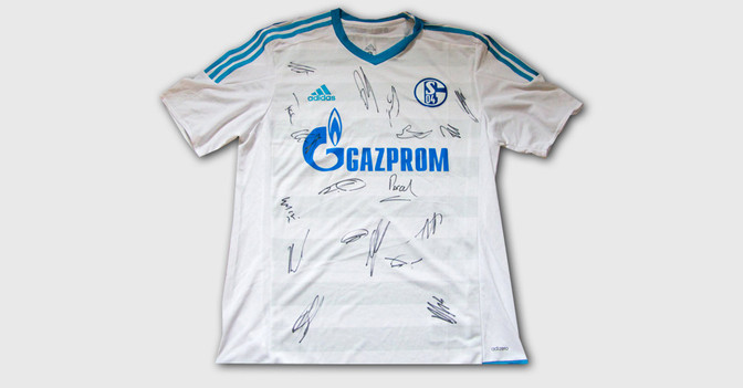 Trikot Schalke signiert   Trikot Schalke signiert