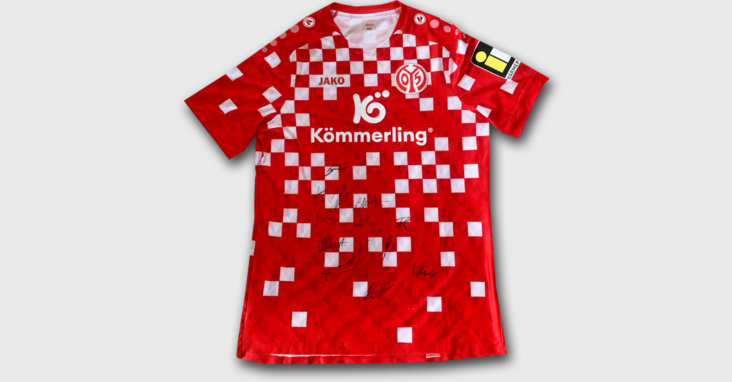 Trikot Teamsigniert Mainz    Trikot Teamsigniert Mainz