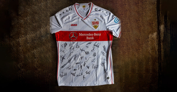 Trikot VfB teamsigniert   Trikot VfB teamsigniert