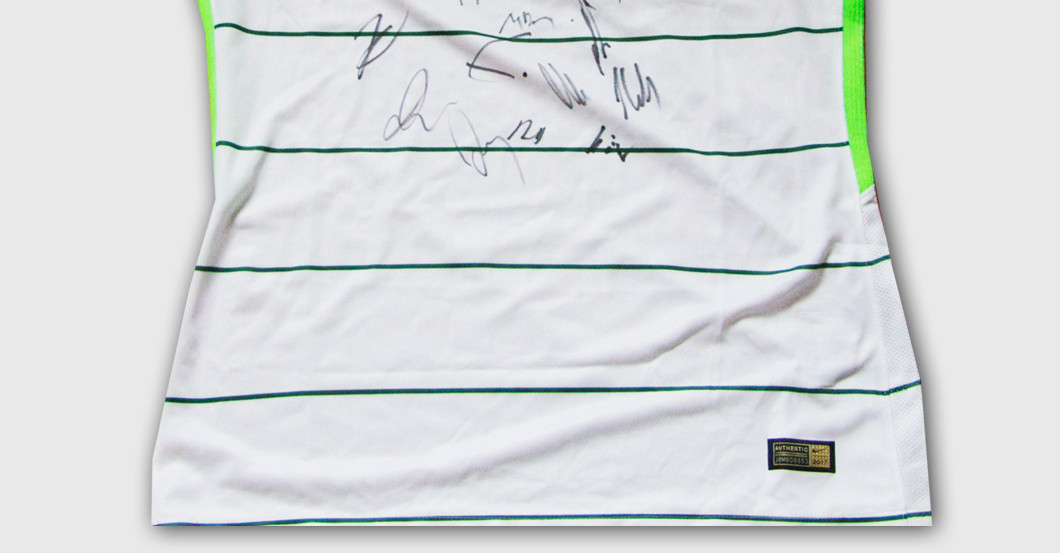 Trikot Werder signiert   Trikot Werder signiert