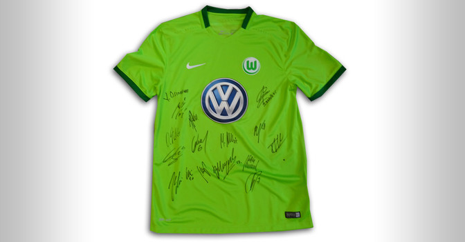 Trikot Wölfe teamsigniert   Trikot Wölfe teamsigniert