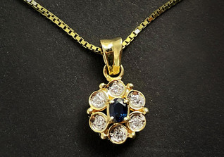  UC Goldkette Anhänger 