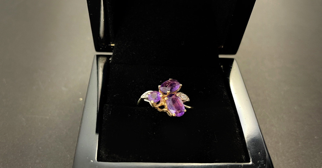 UC Goldring Amethyst   UC Goldring Amethyst