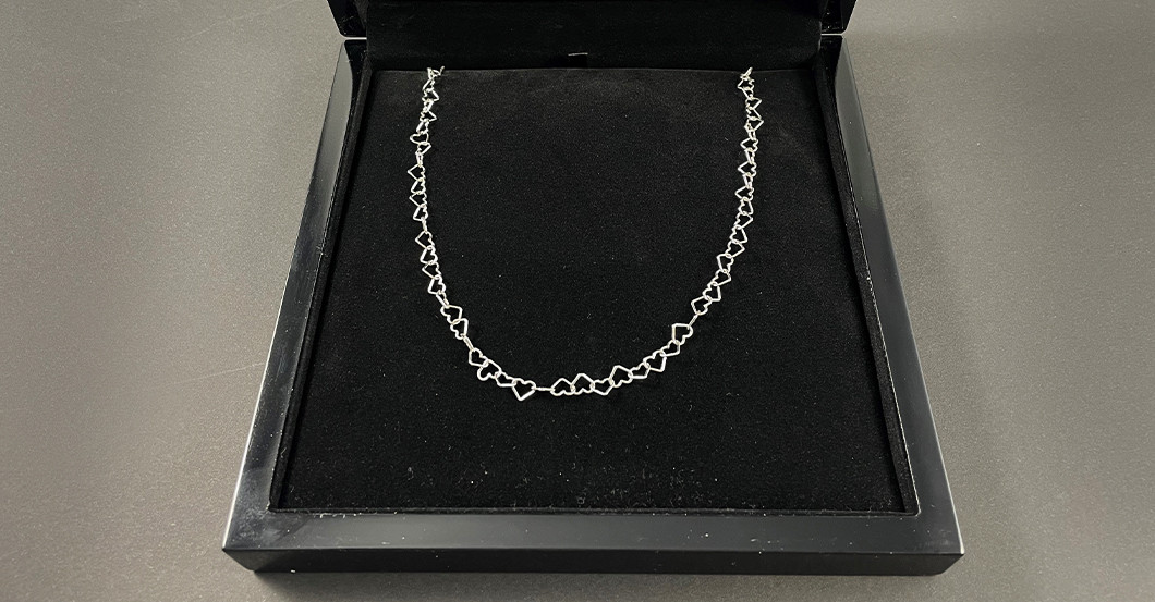 UC Herzkette silber   UC Herzkette silber