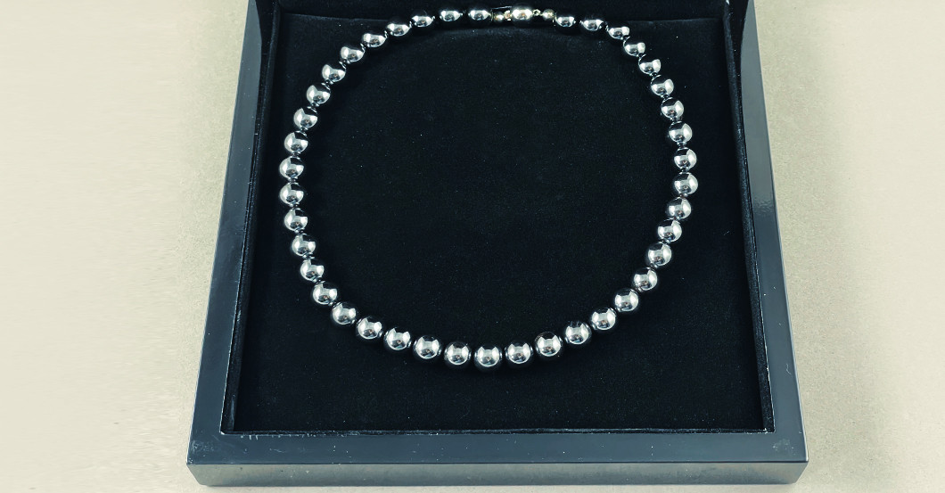 UC Kette Hämatit Kugeln   UC Kette Hämatit Kugeln