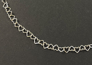  UC silberne Herzkette  