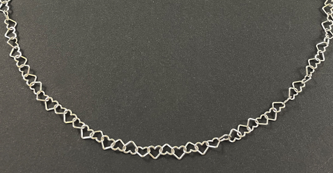 UC silberne Herzkette    UC silberne Herzkette