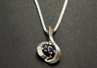  UC Weißgold Anhänger 