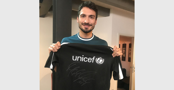 Unicef Trikot Hummels   Unicef Trikot Hummels