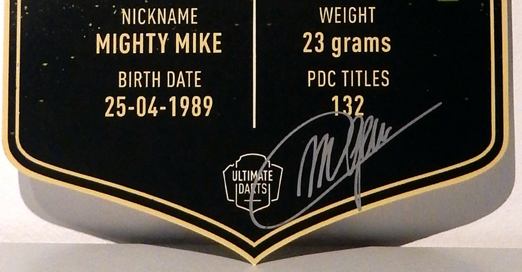  Van Gerwen Player Card 