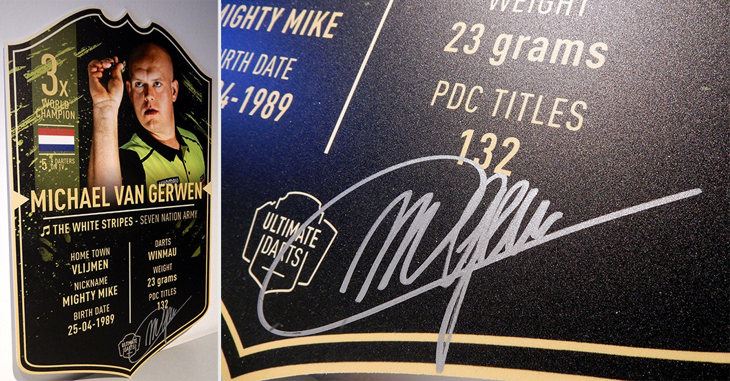  Van Gerwen Player Card 