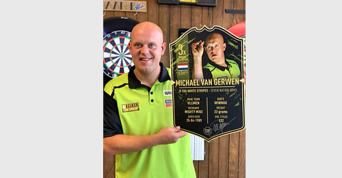  Van Gerwen Player Card 