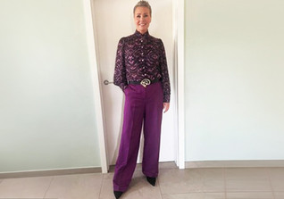  Verräter Outfit lila 