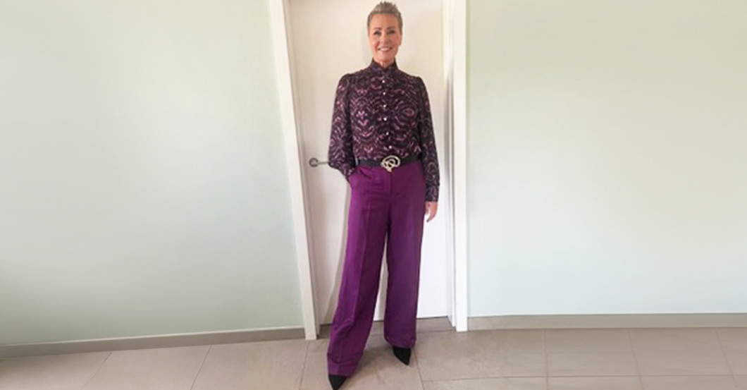  Verräter Outfit lila 
