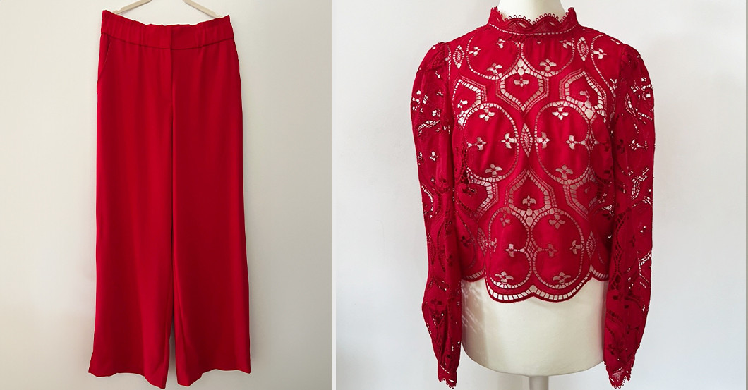  Verräter Outfit rot 