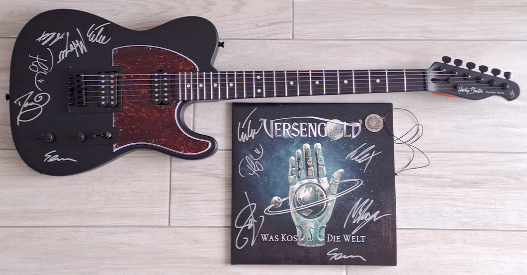  Versengold Gitarre black 