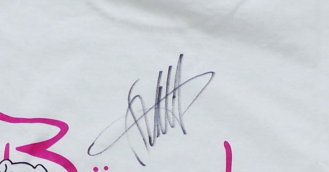 Vettel signiertes Shirt   Vettel signiertes Shirt