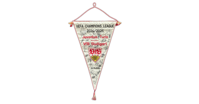 VfB-Juve Wimpel   VfB-Juve Wimpel