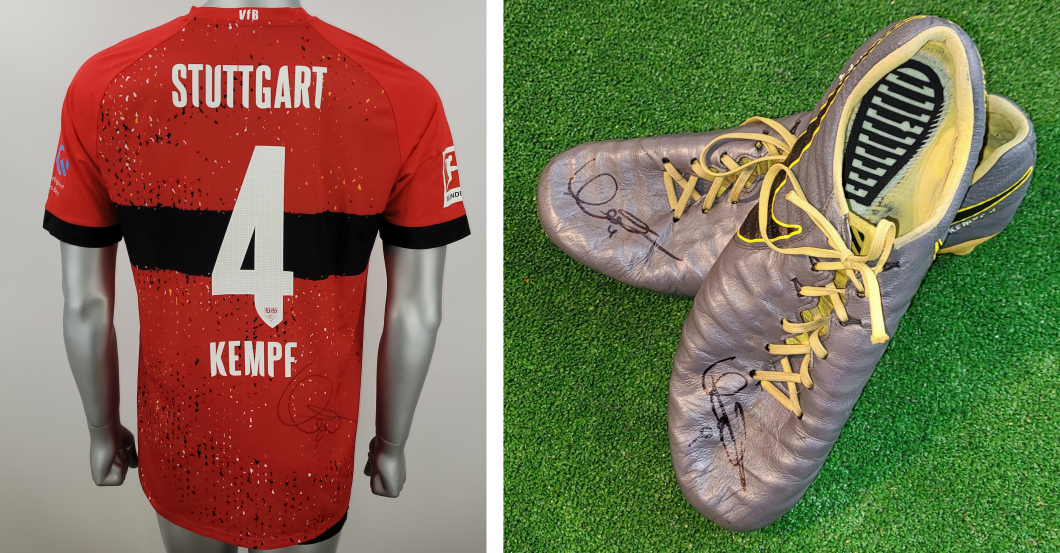  VfB Kempf Trikot Schuhe  