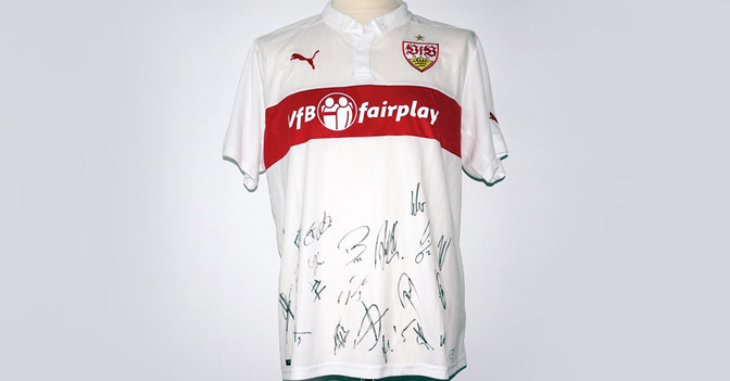 VfB Trikot teamsigniert   VfB Trikot teamsigniert