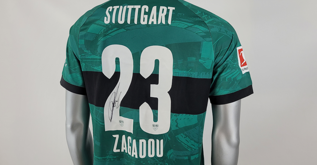 VfB-Trikot Zagadou   VfB-Trikot Zagadou
