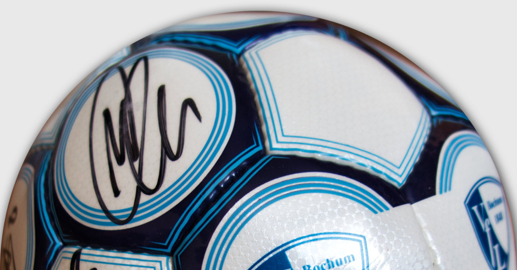 VfL Bochum Trikot Ball   VfL Bochum Trikot Ball