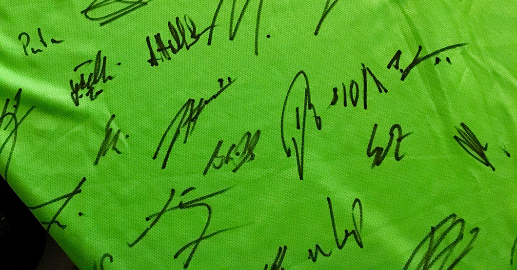 VfL Trikot teamsigniert   VfL Trikot teamsigniert