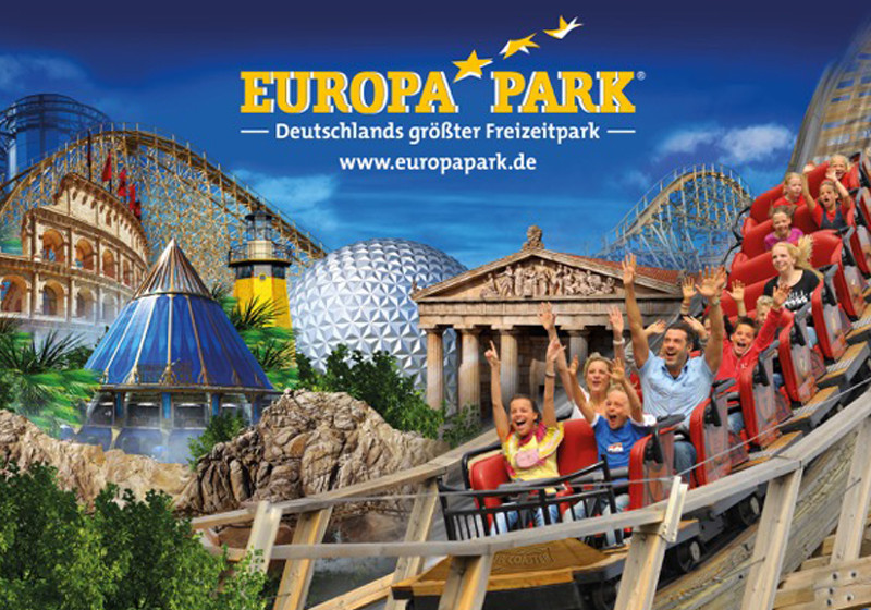  Vier Europa-Park Tickets 