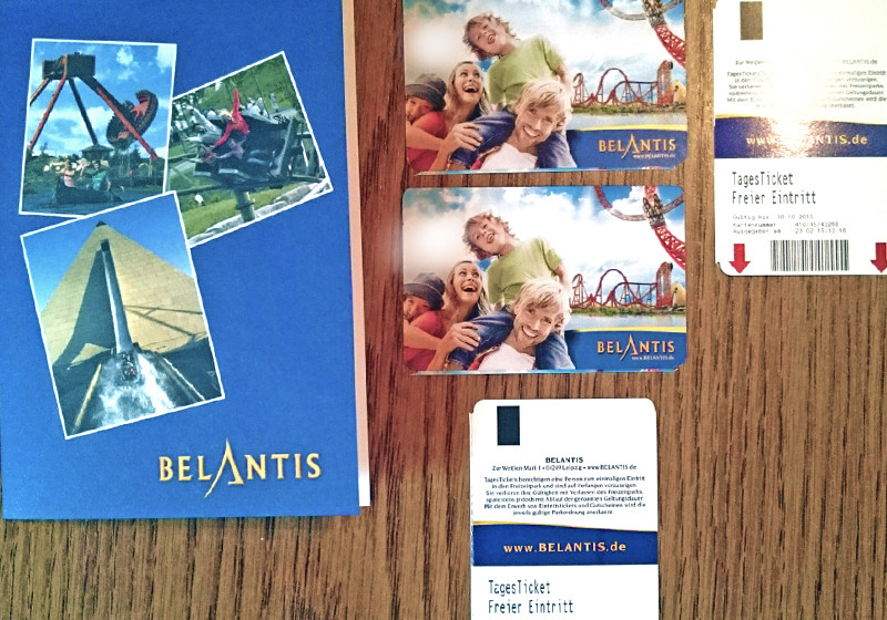  Vier Tickets Belantis 