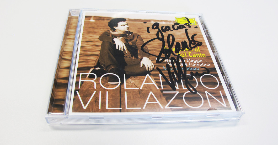 Villazon signierte CD   Villazon signierte CD