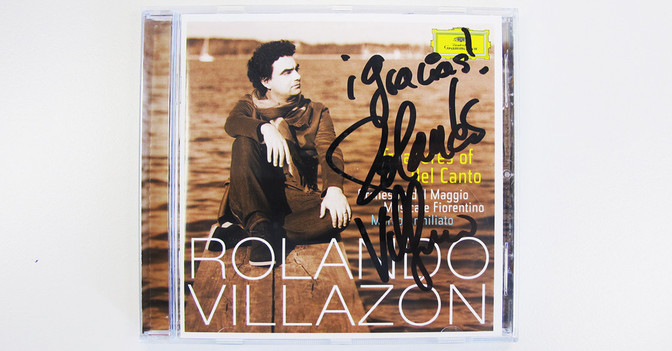 Villazon signierte CD   Villazon signierte CD