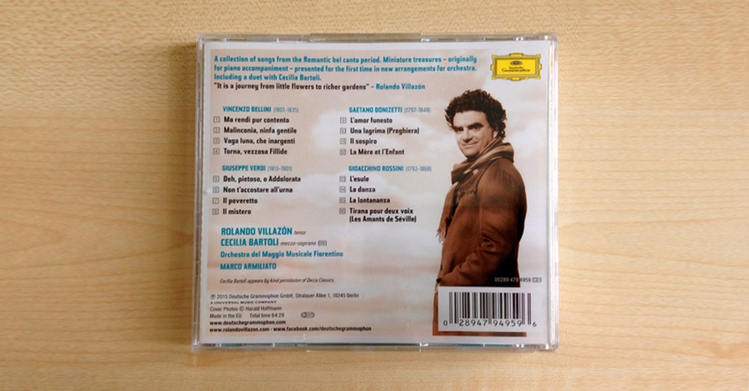 Villazon signierte CD   Villazon signierte CD