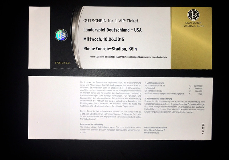 VIP beim Länderspiel   VIP beim Länderspiel