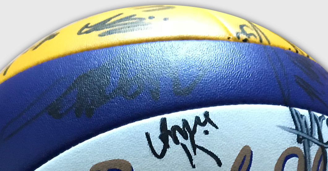 Volleyball signiert   Volleyball signiert