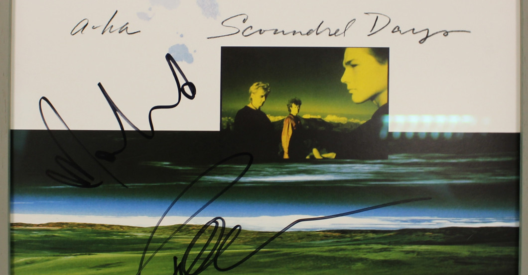  Von aha signierte LP 