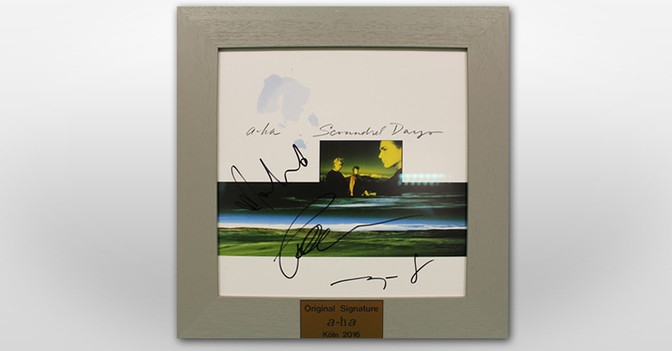 Von aha signierte LP   Von aha signierte LP