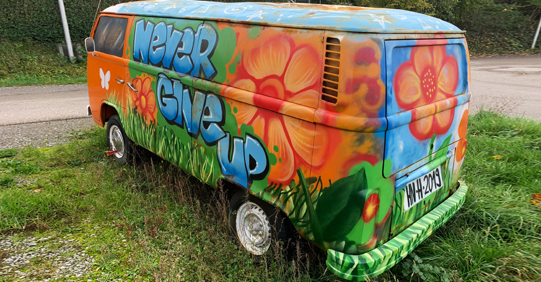  VW Bus Kunstwerk 