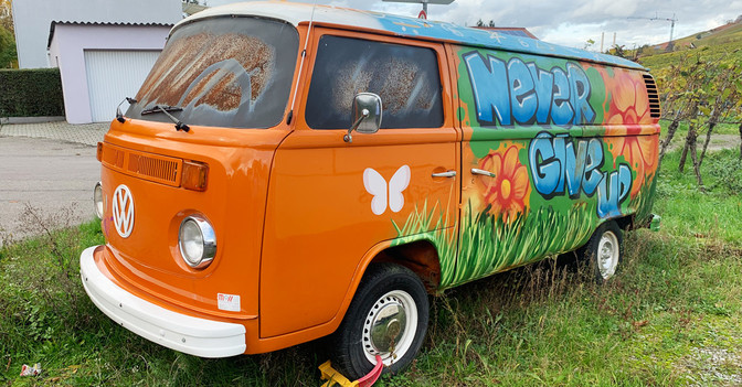 VW Bus Kunstwerk   VW Bus Kunstwerk