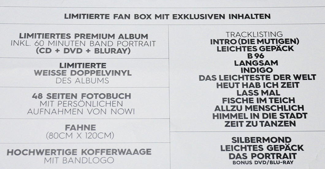  WDW Silbermond Paket 