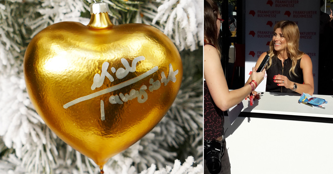  Weihnachtsherzen gold 