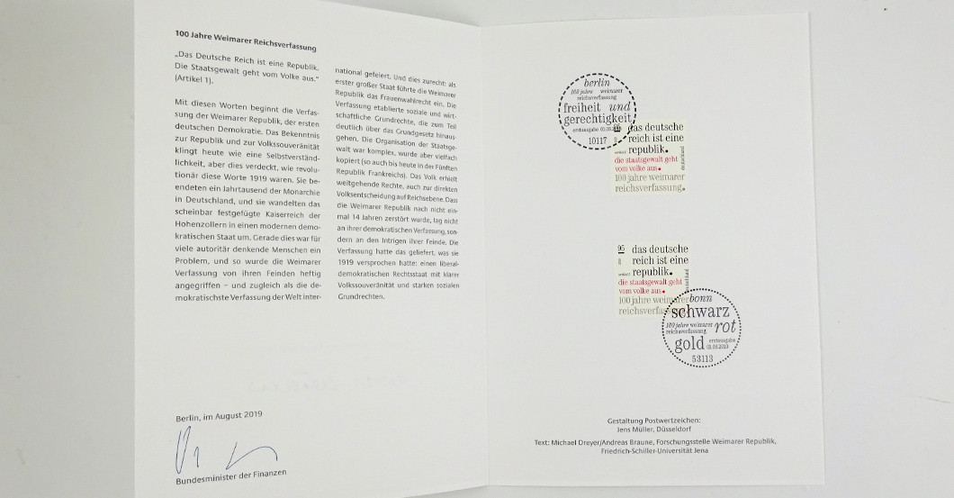  Weimarer Reichsverfassung 