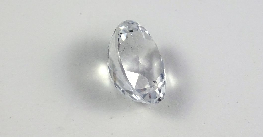 Weißer Topas oval   Weißer Topas oval