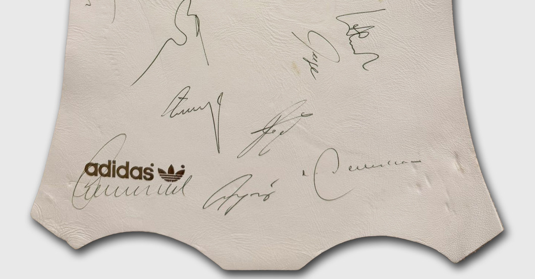  Weißes Autogrammleder  