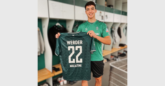 Werder Trikot Malatini   Werder Trikot Malatini