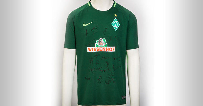  Werder Trikot signiert 